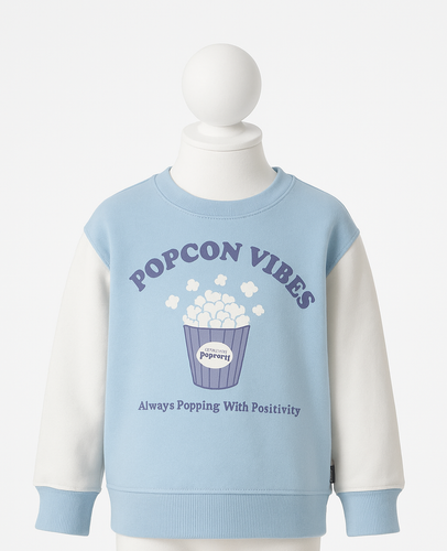 دورس دخترانه طرح popcorn vibs لطیف و شاد برای دخترای بانمک