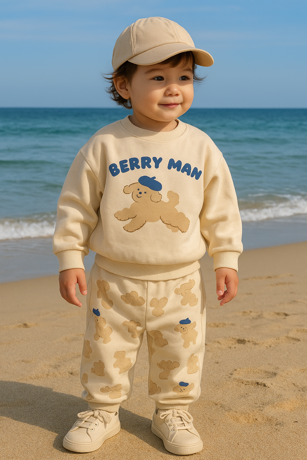 ست دورس یونیسکس بچگانه طرح سگ پفی